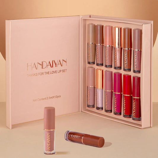 12-Piece Matte Liquid Lipstick